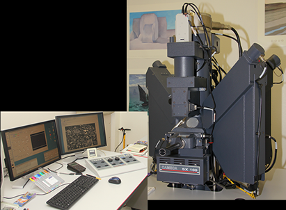 Cameca SX-100 microprobe